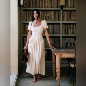 Christy Dawn Cream Midi Dress